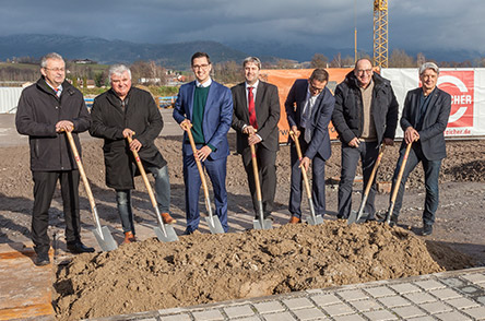 Spatenstich gabo Systemtechnik GmbH