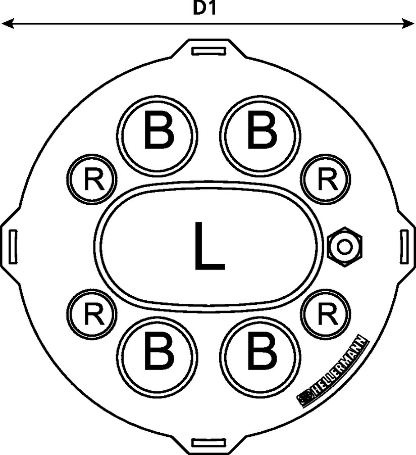 Configuration de la base du FRBU à 9 ports