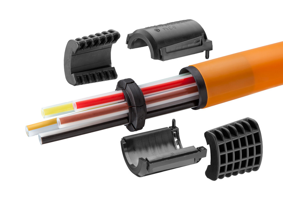 Raccords de tuyaux speedpipe ground SRV-G avec EZA-t et Shi pour les installations de tuyaux dans les tuyaux.