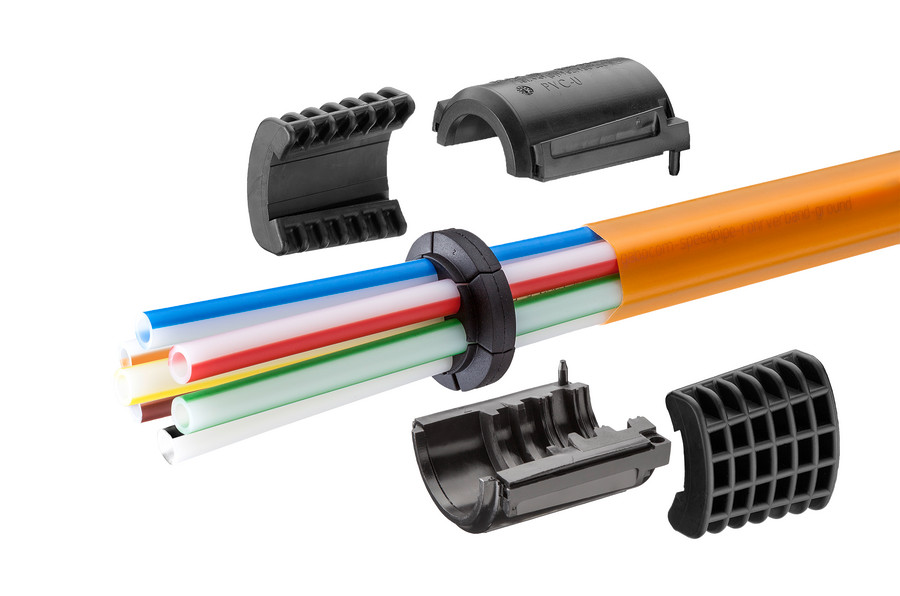 SRV-G tc raccord de tuyaux avec EZA-t pour la pose directe dans le sol.